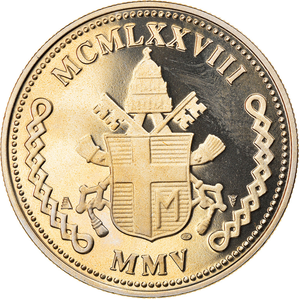 Vatican, Médaille, Le Pape Jean-Paul II, Religions & beliefs, 2005, FDC