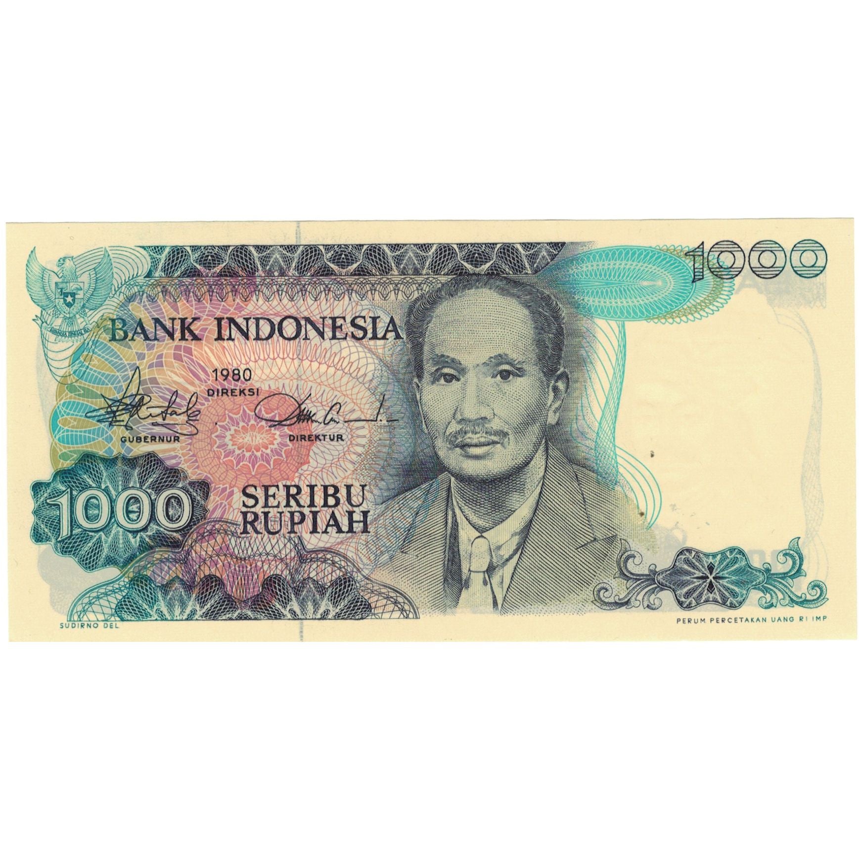Geldschein, Indonesien, 1000 Rupiah, 1980, KM:119, UNZ
