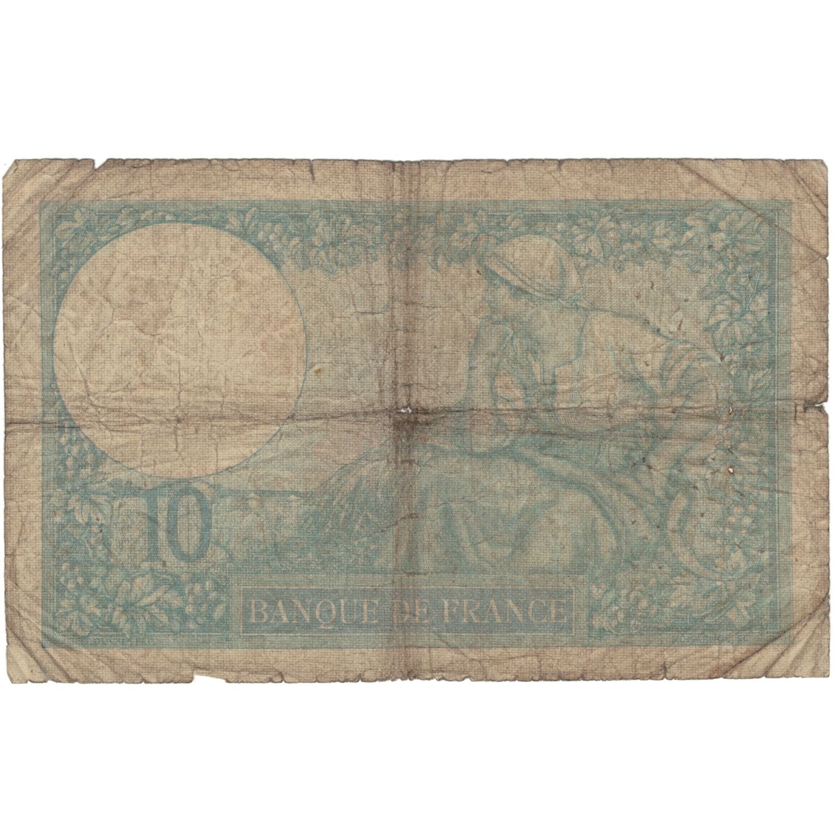 Francia, 10 Francs, Minerve, 1940, 863 Y.76939, B, Fayette:7.16, KM:84