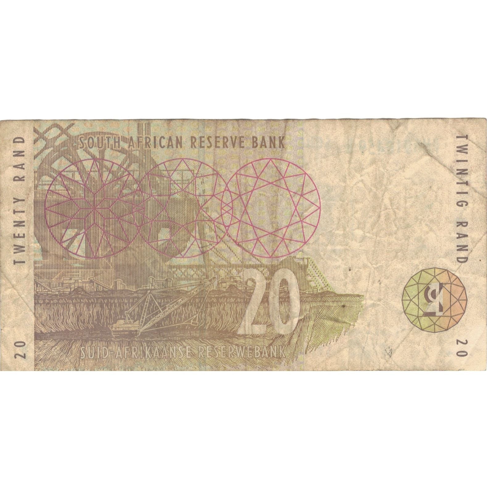 Billet, Afrique du Sud, 20 Rand, 1999, KM:124b, TB