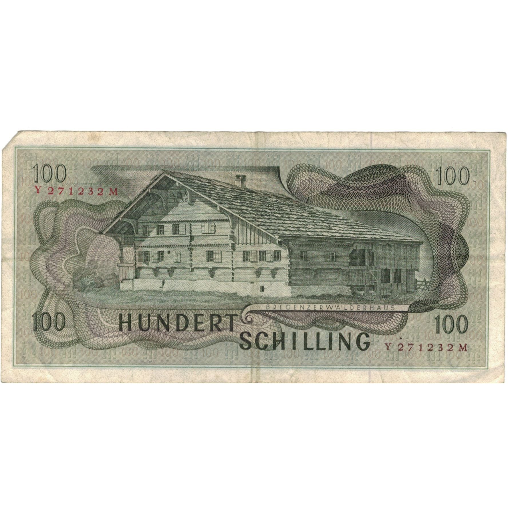 Billete, 100 Schilling, 1969, Austria, 1969-01-02, KM:146a, BC+