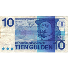 Billet, Pays-Bas, 10 Gulden, 1968, 1968-04-25, KM:91b, TTB