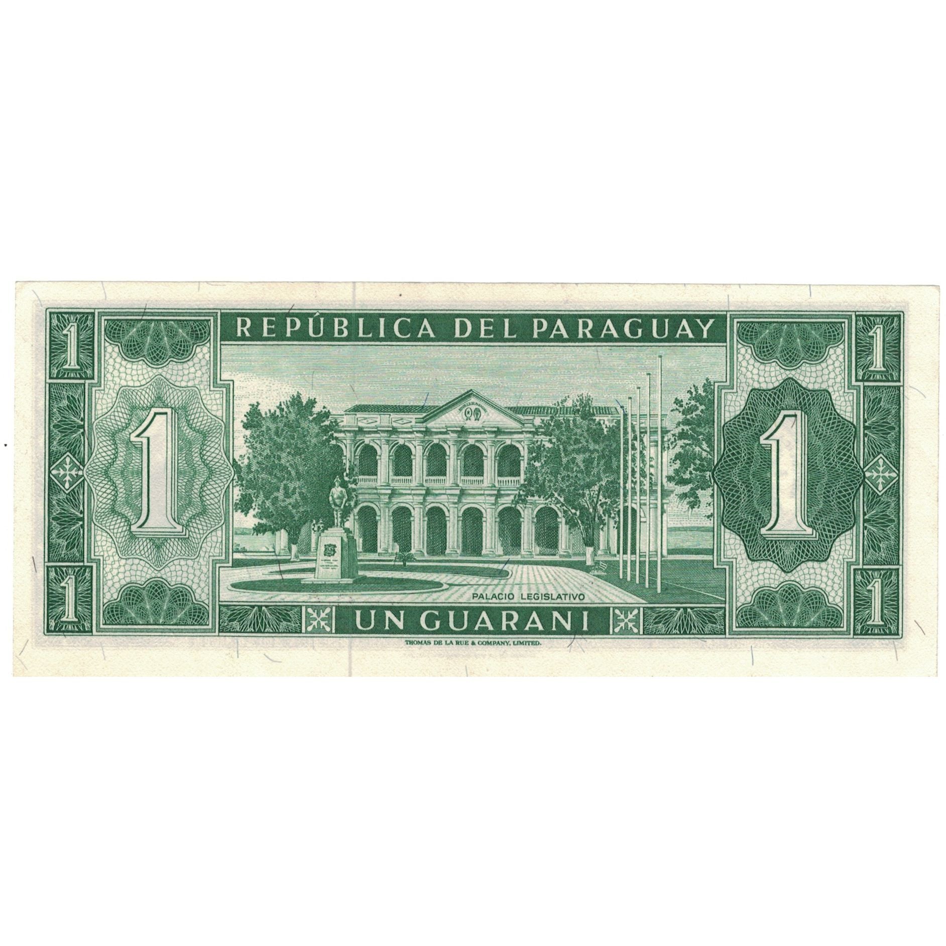 Geldschein, Paraguay, 1 Guarani, 1952, 1952, KM:193b, UNZ-