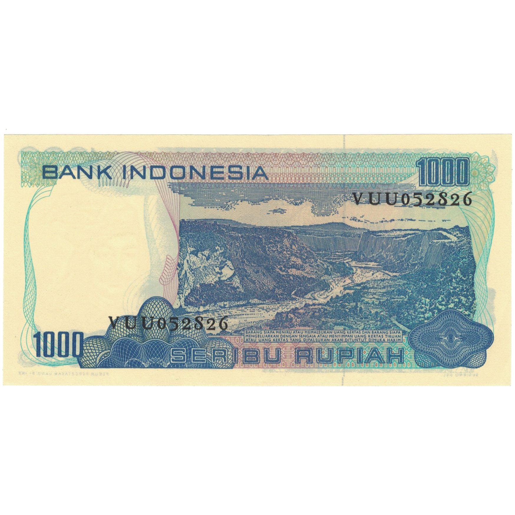 Geldschein, Indonesien, 1000 Rupiah, 1980, KM:119, UNZ
