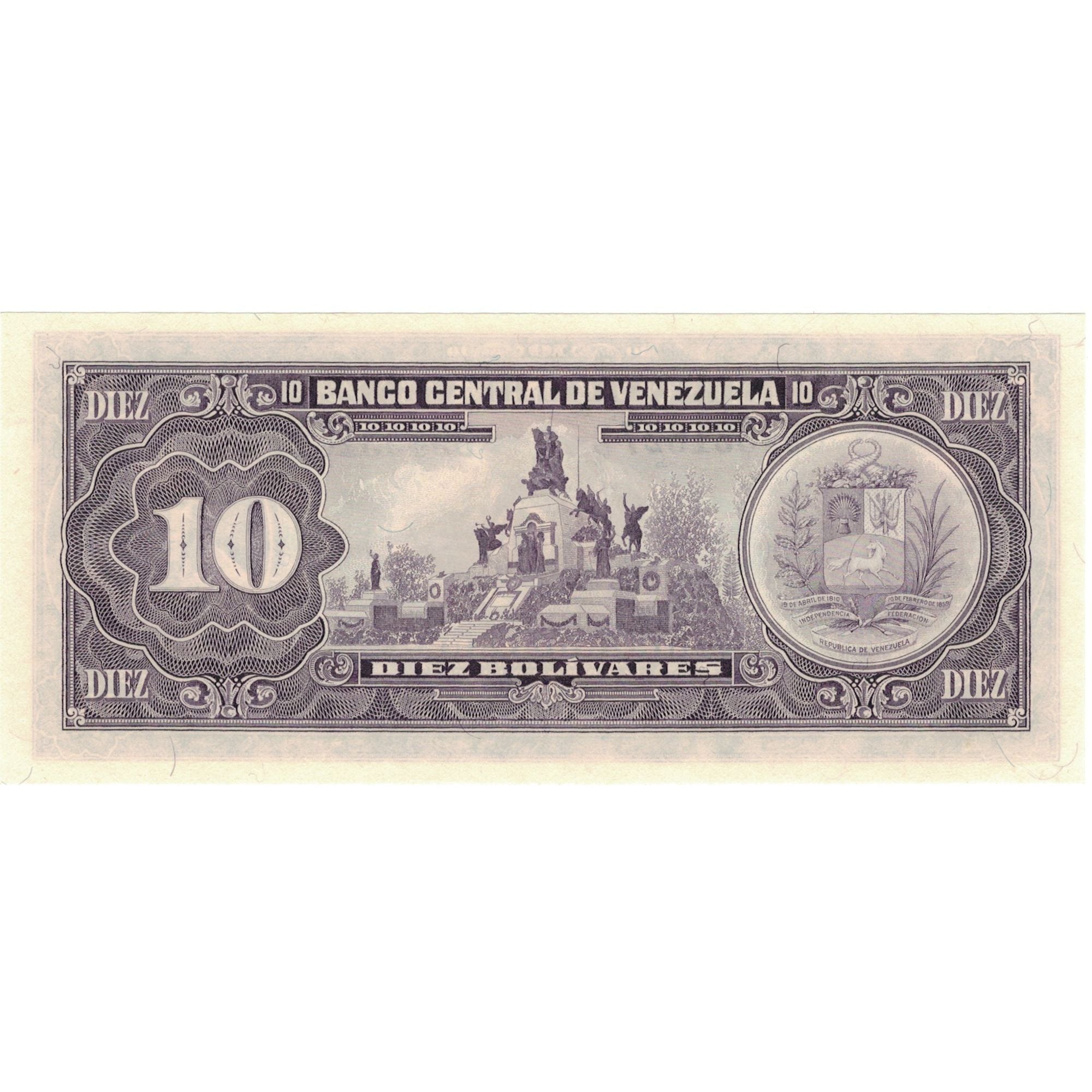 Billet, Venezuela, 10 Bolívares, 1988, NEUF