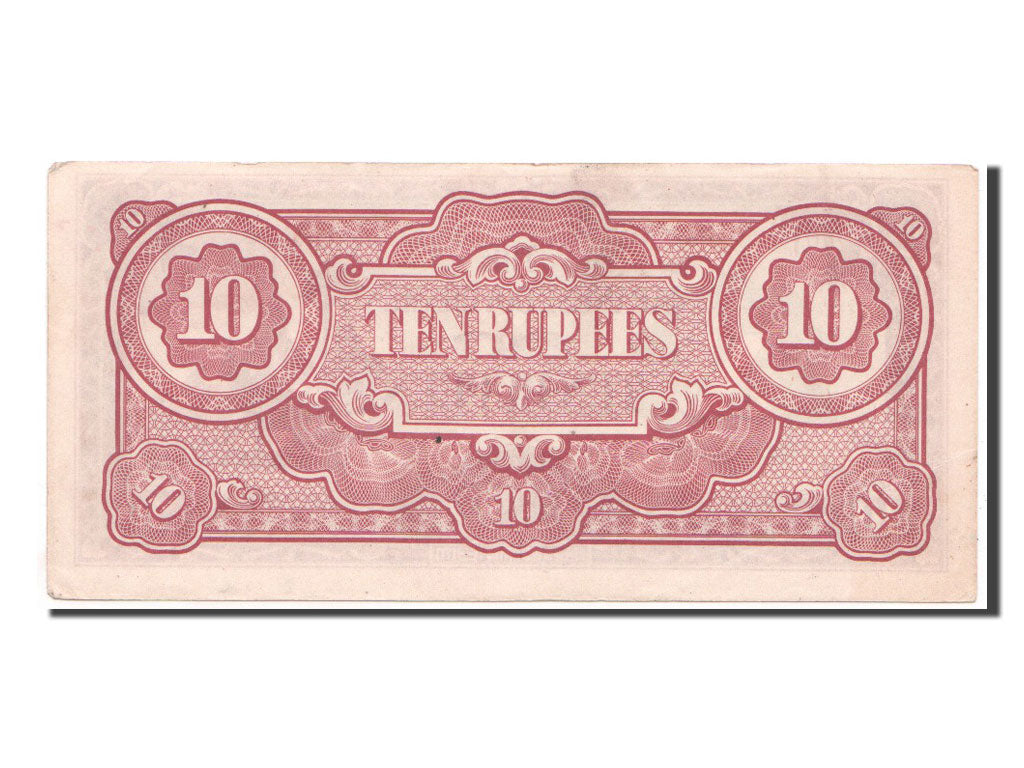 Banknote, Burma, 10 Rupees, 1942, AU(55-58)