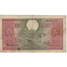 Nota, Bélgica, 100 Francs-20 Belgas, 1943, 1943-02-01, KM:123, VF(20-25)