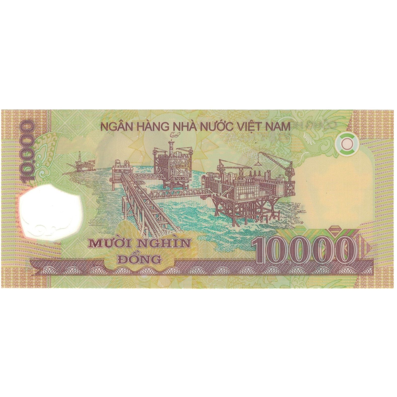 Nota, Vietname, 10000 Dông, 2010, 2010, UNC(65-70)
