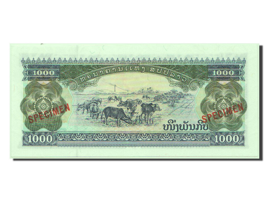 Banconote, Laos, 1000 Kip, 1998, FDS