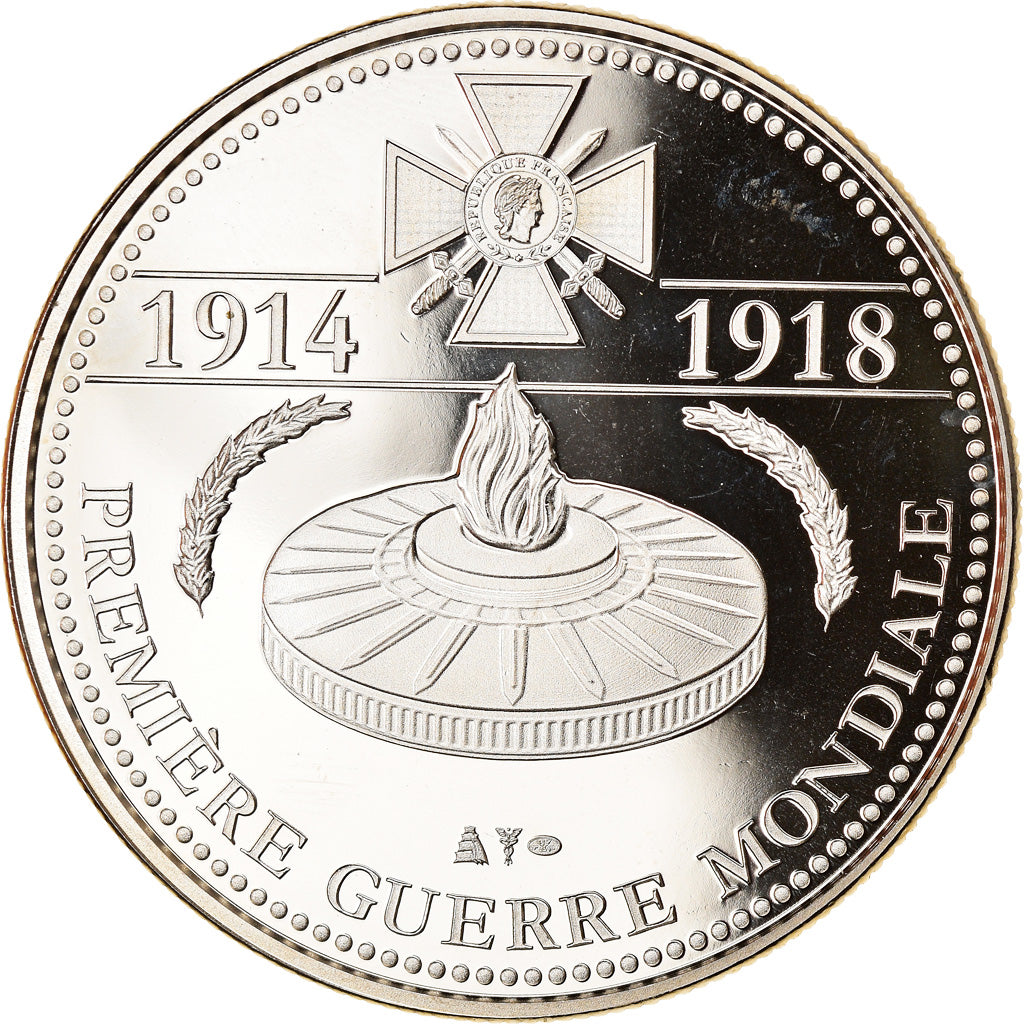 Francia, medalla, Centenaire de la Première Guerre Mondiale, WAR, 2014, FDC
