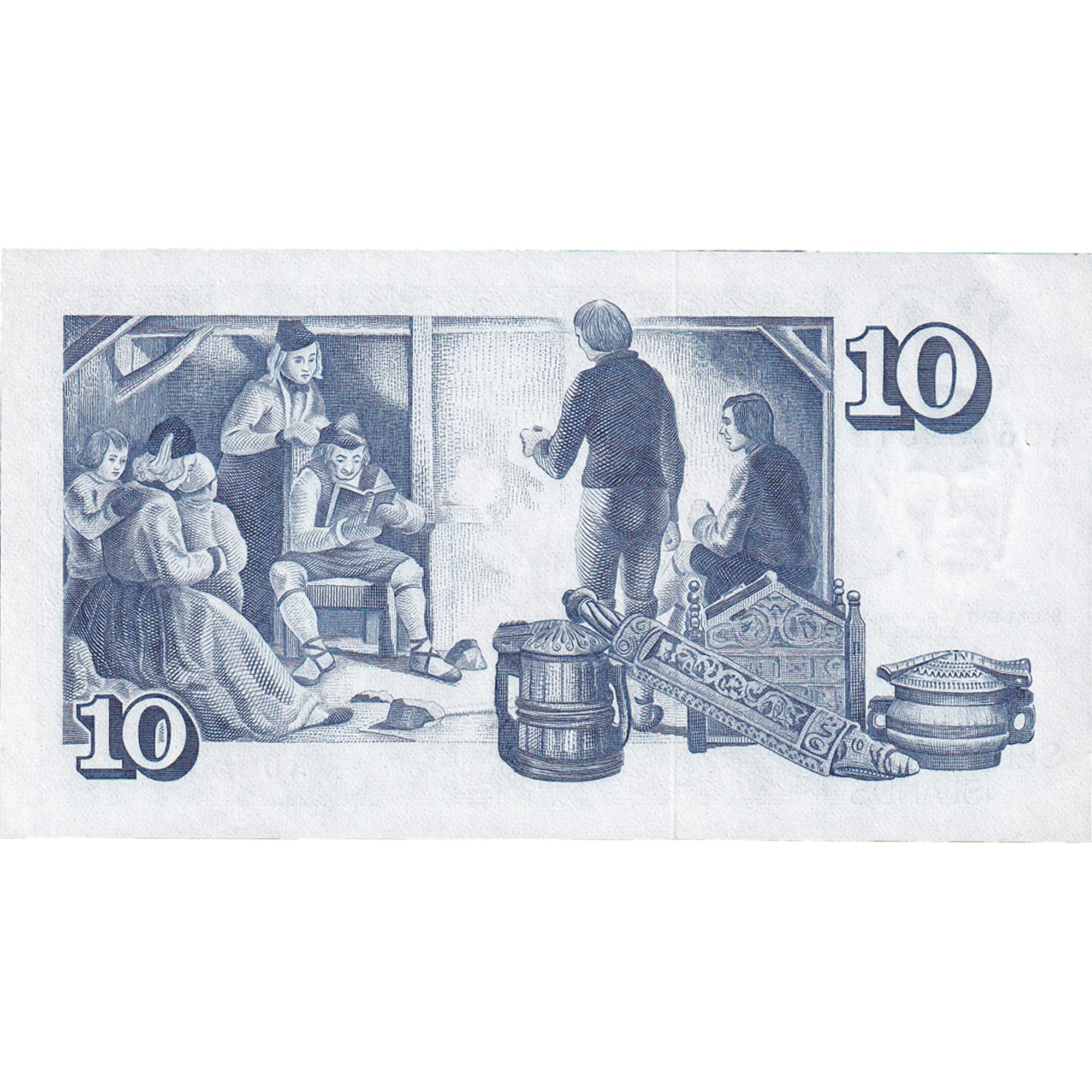 Banknote, Iceland, 10 Kronur, 1961, 1961-03-29, KM:48a, UNC(65-70)