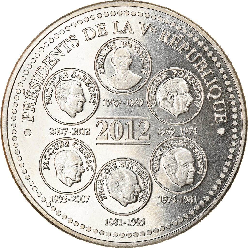 France, Medal, Présidents de la Vème République, Elysée, Politics, 2012