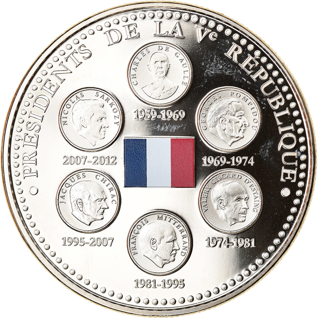 France, Medal, Présidents de la Vème République, Elysée, Politics, 2012