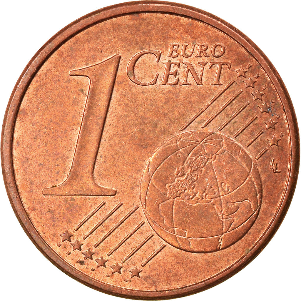France, Euro Cent, 2008, Paris, TTB, Copper Plated Steel, KM:1282