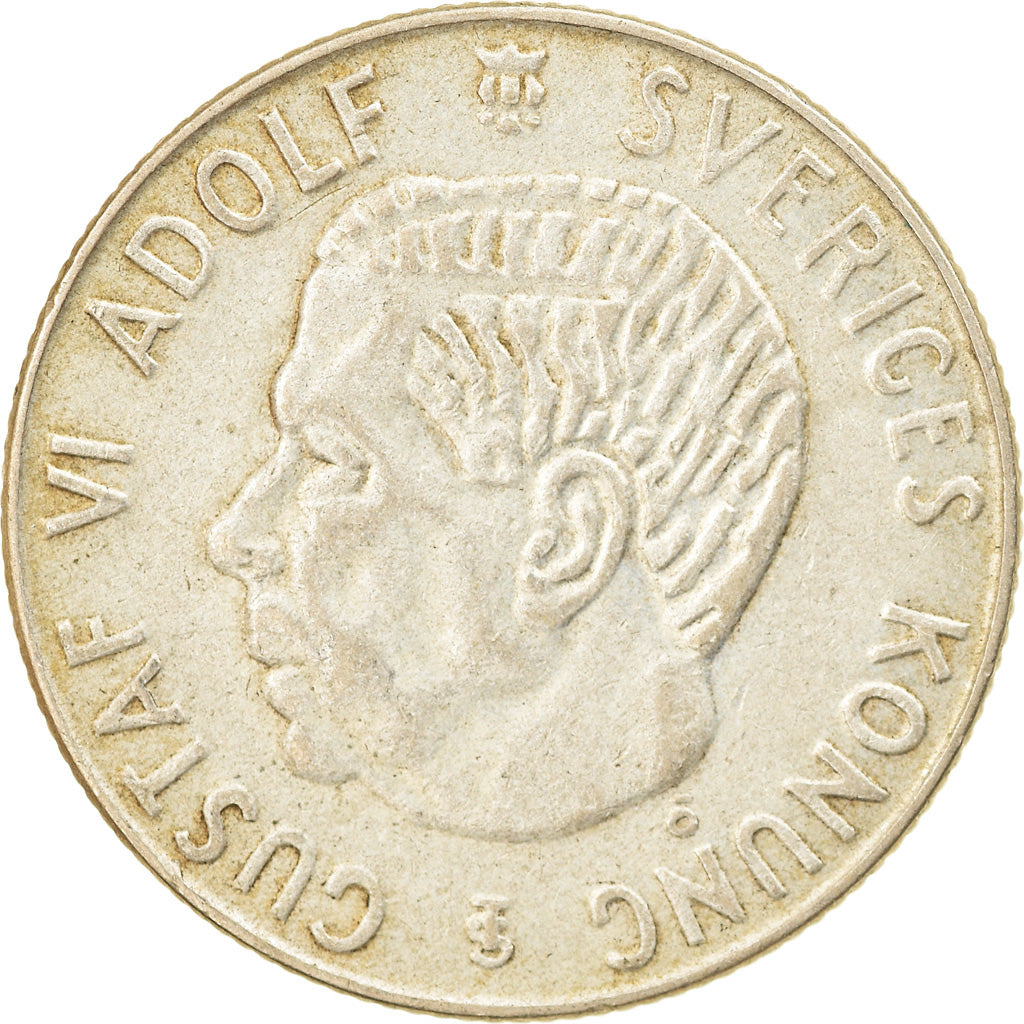 Münze, Schweden, Gustaf VI, Krona, 1961, SS, Silber, KM:826