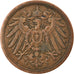 Moneta, GERMANIA - IMPERO, Wilhelm II, 2 Pfennig, 1905, Berlin, MB, Rame, KM:16