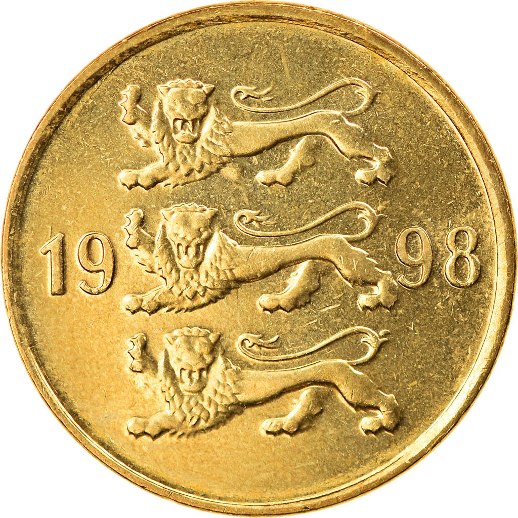 Münze, Estonia, 10 Senti, 1998, no mint, UNZ, Aluminum-Bronze, KM:22