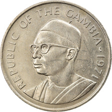 Coin, GAMBIA, THE, 50 Bututs, 1971, AU(55-58), Copper-nickel, KM:12