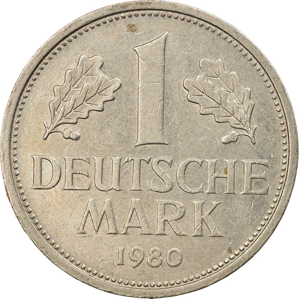 Münze, Bundesrepublik Deutschland, Mark, 1980, Munich, SS, Copper-nickel