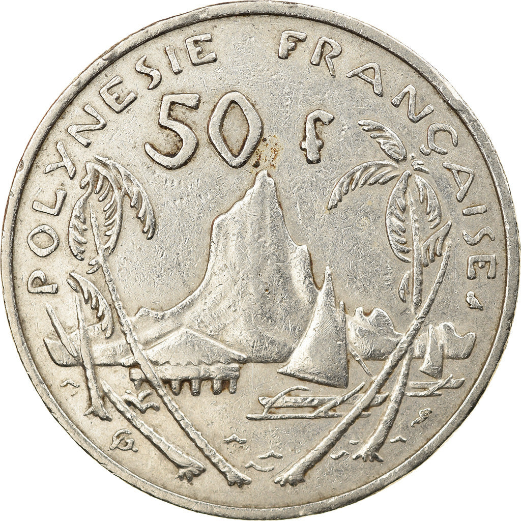 Monnaie, French Polynesia, 50 Francs, 1967, TTB, Nickel, KM:7