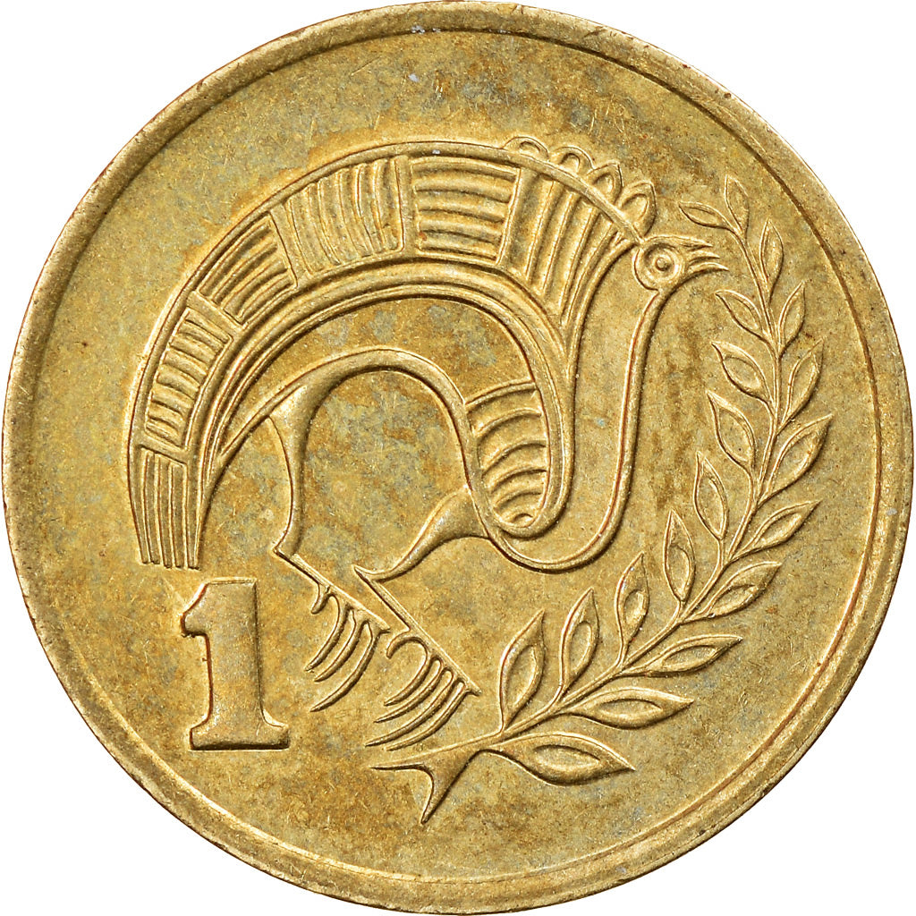 Moneda, Chipre, Cent, 1983, MBC, Níquel - latón, KM:53.1