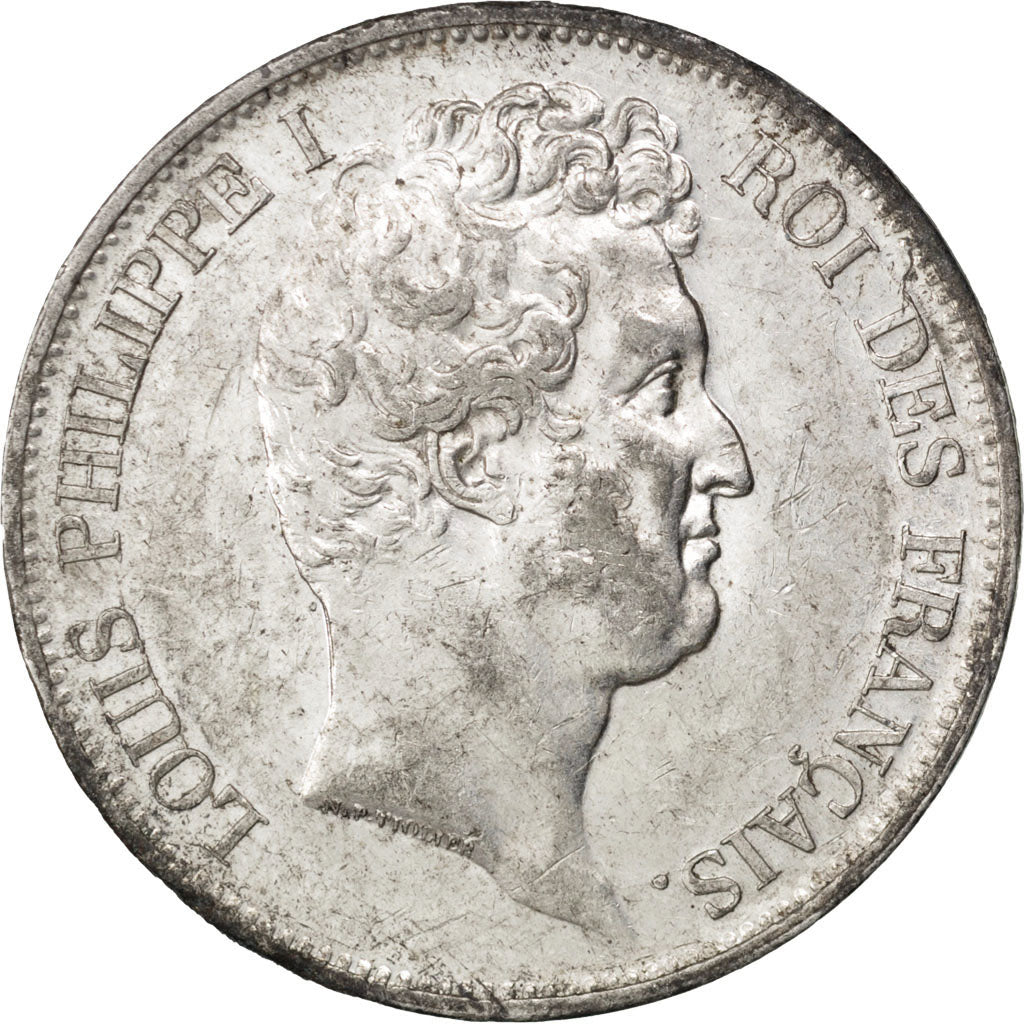 Coin, France, Louis-Philippe, 5 Francs, 1830, Lille, AU(50-53), Silver