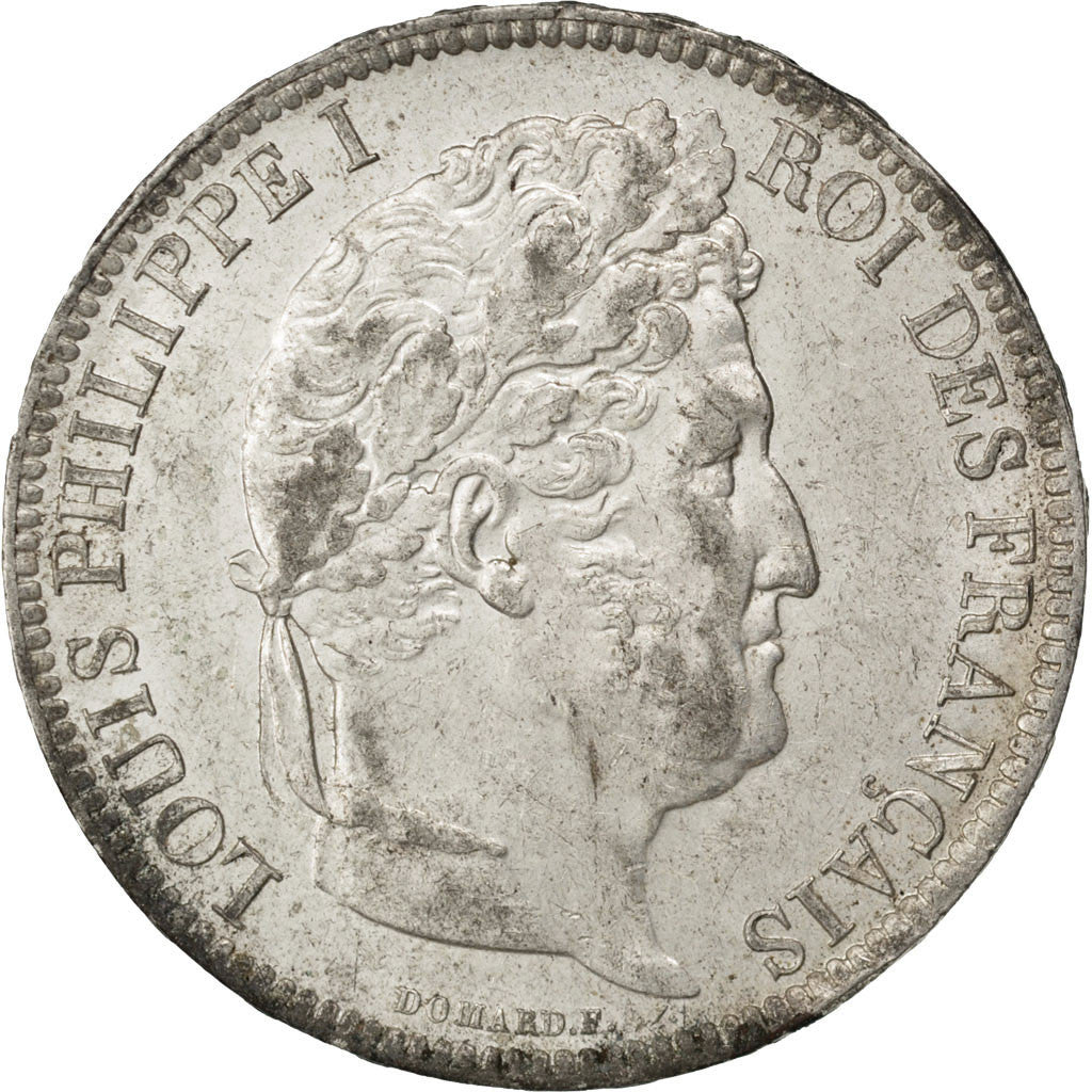 Coin, France, Louis-Philippe, 5 Francs, 1831, Lille, AU(55-58), Silver