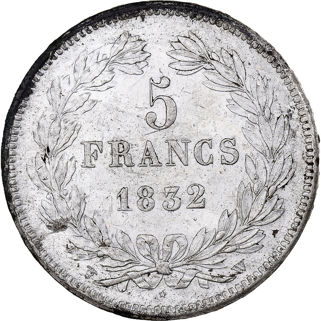 France, Louis-Philippe I, 5 Francs, 1832, Lille, Argent, SUP, Gadoury:678