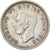 Moneda, Gran Bretaña, George VI, 3 Pence, 1938, MBC, Plata, KM:848