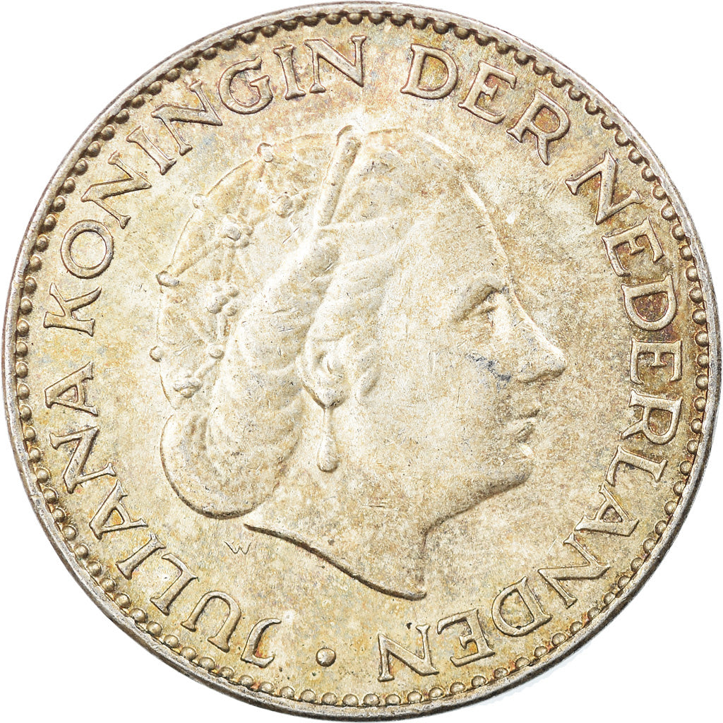 Moneta, Paesi Bassi, Juliana, Gulden, 1956, BB, Argento, KM:184