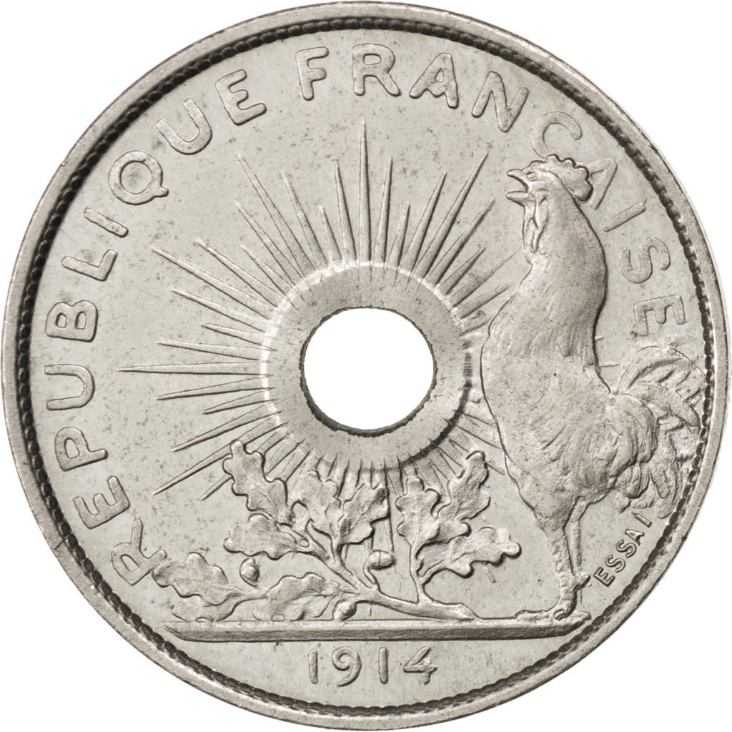 Monnaie, France, 25 Centimes, 1914, SUP+, Nickel, Gadoury:376a