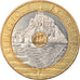 Coin, France, Mont Saint Michel, 20 Francs, 1992, AU(55-58), Tri-Metallic
