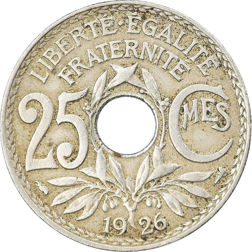 Monnaie, France, Lindauer, 25 Centimes, 1926, Paris, TTB, Copper-nickel