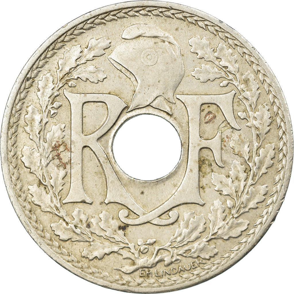 Moneda, Francia, Lindauer, 25 Centimes, 1939, MBC, Níquel - bronce, KM:867b