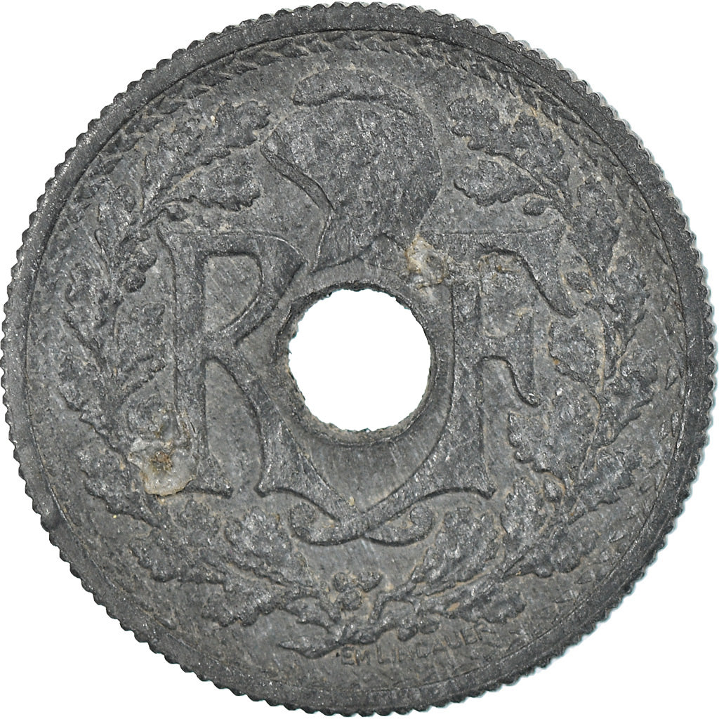 Coin, France, Lindauer, 10 Centimes, 1945, Paris, EF(40-45), Zinc, KM:906.1
