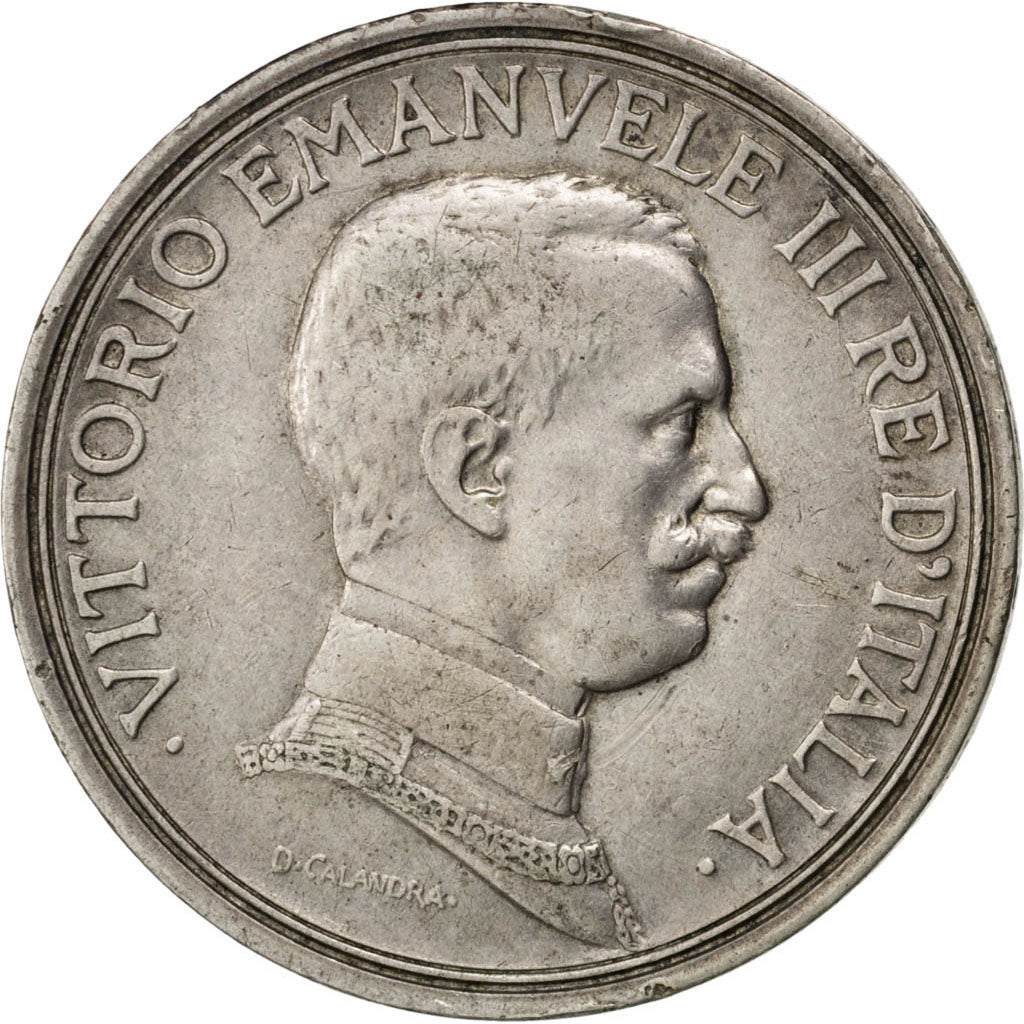 Monnaie, Italie, Vittorio Emanuele III, 2 Lire, 1916, Rome, TTB, Argent, KM:55