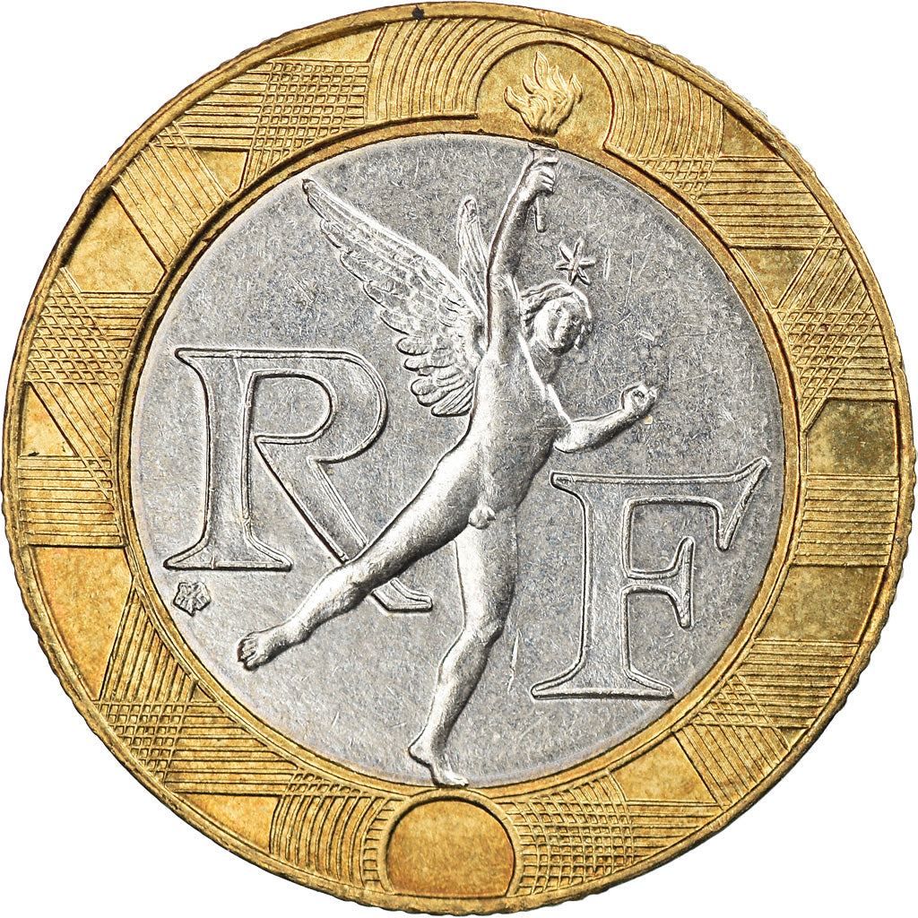 Coin, France, Génie, 10 Francs, 2000, Paris, AU(55-58), Aluminum-Bronze