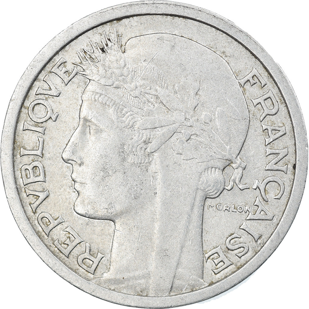 Moneta, Francia, Morlon, Franc, 1957, BB, Alluminio, KM:885a.1, Gadoury:473b