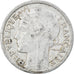 Munten, Frankrijk, Morlon, 2 Francs, 1947, Beaumont - Le Roger, ZF, Aluminium