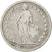 Moneda, Suiza, Franc, 1877, BC+, Plata, KM:24