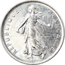 Coin, France, Semeuse, 5 Francs, 1991, Paris, EF(40-45), Nickel Clad