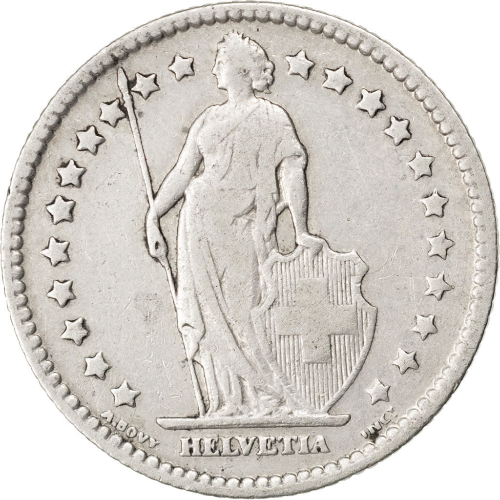 Coin, Switzerland, Franc, 1904, VF(30-35), Silver, KM:24