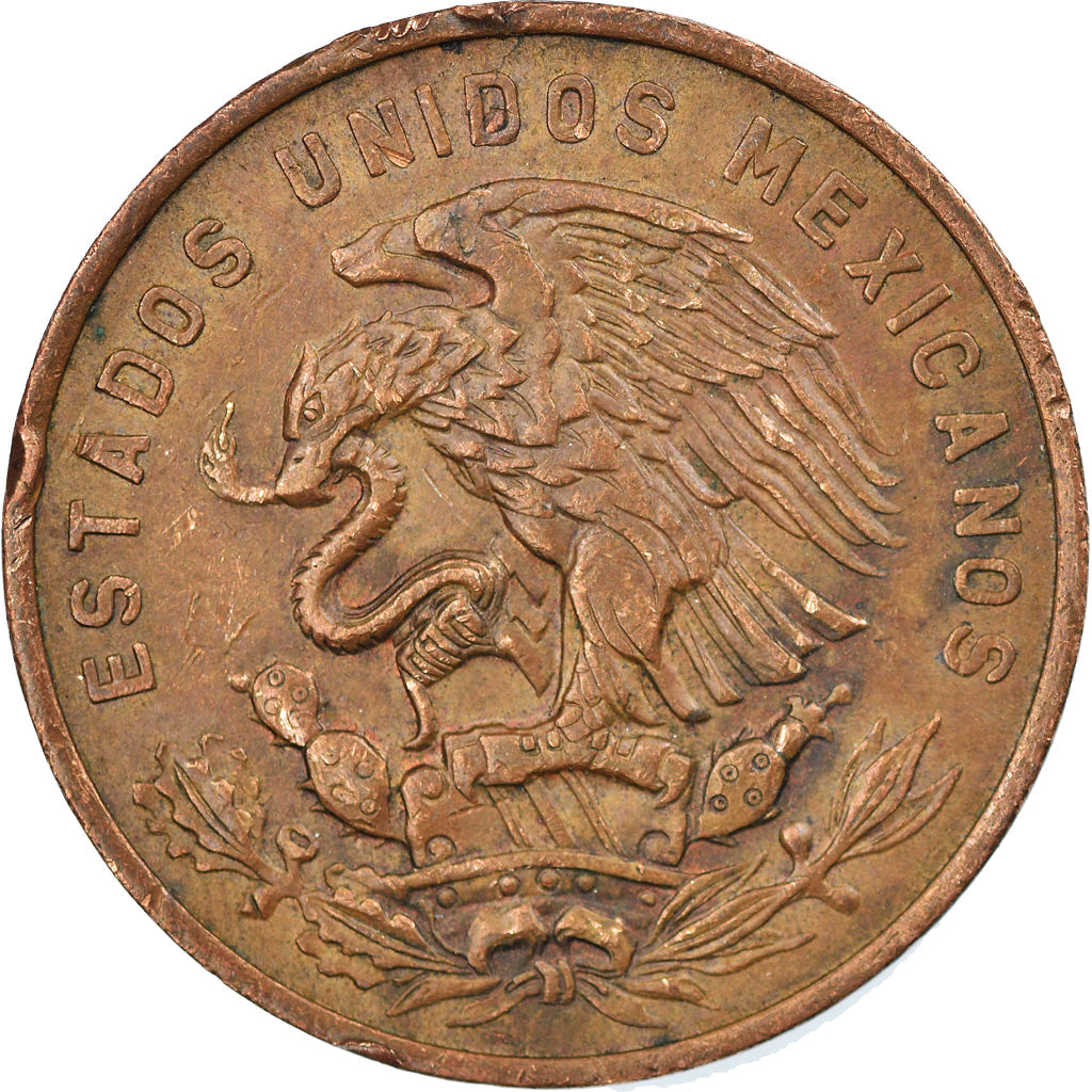 Coin, Mexico, 20 Centavos, 1964, Mexico City, EF(40-45), Bronze, KM:440