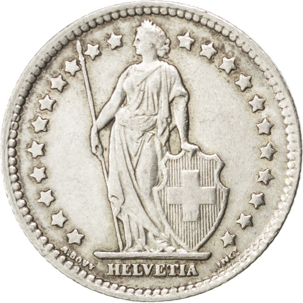Coin, Switzerland, Franc, 1940, AU(50-53), Silver, KM:24