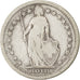 Coin, Switzerland, 2 Francs, 1874, VF(20-25), Silver, KM:21