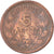 Münze, Griechenland, George I, 5 Lepta, 1869, Strassburg, S, Kupfer, KM:42