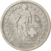 Coin, Switzerland, 2 Francs, 1874, VF(20-25), Silver, KM:21