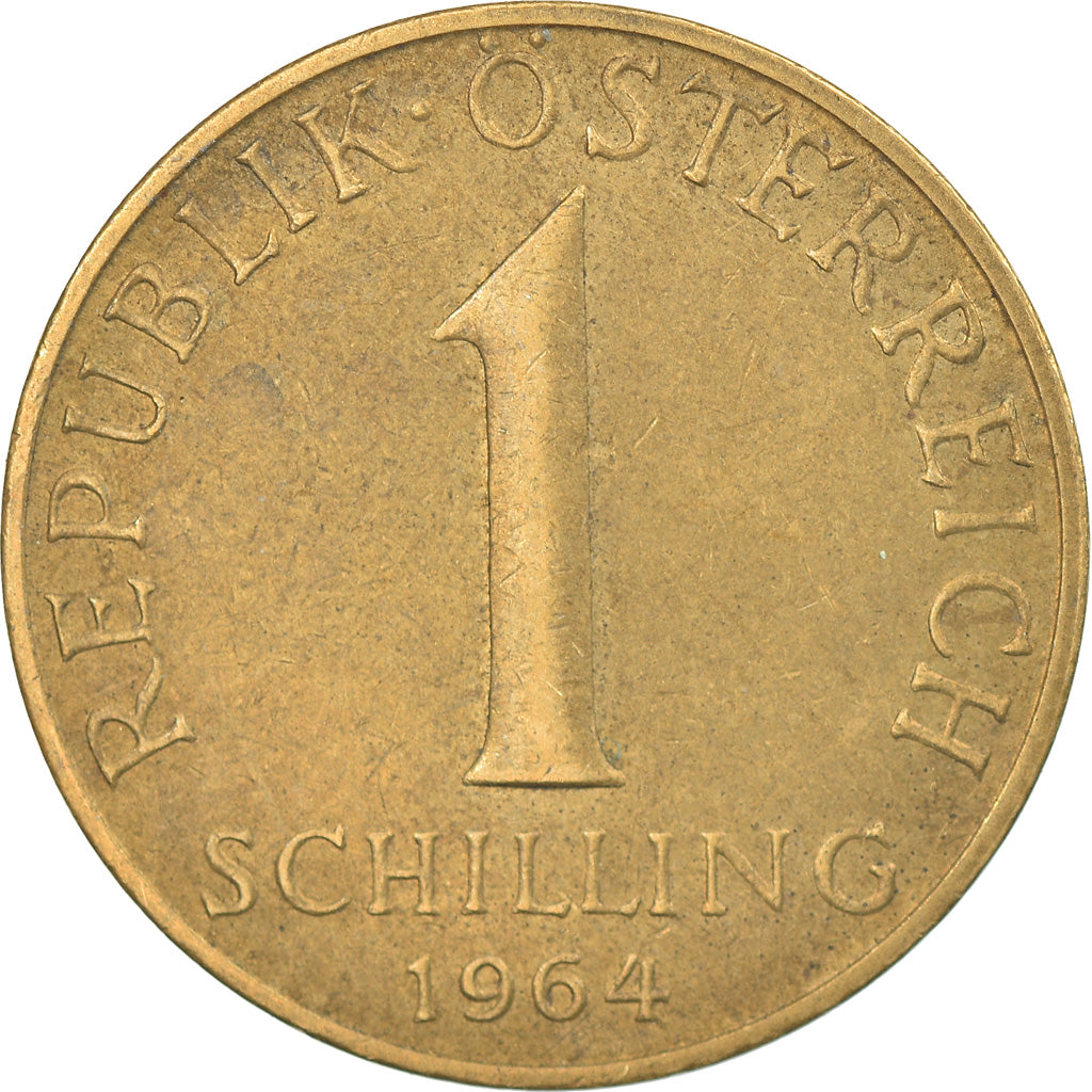 Coin, Austria, Schilling, 1964, EF(40-45), Aluminum-Bronze, KM:2886