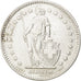 Coin, Switzerland, 2 Francs, 1921, EF(40-45), Silver, KM:21