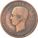 Coin, Greece, George I, 10 Lepta, 1869, Strassburg, VF(20-25), Copper, KM:43